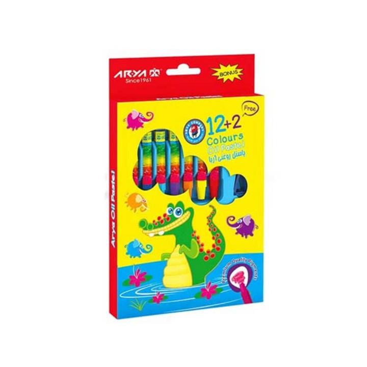 پاستل 12 رنگ اریا